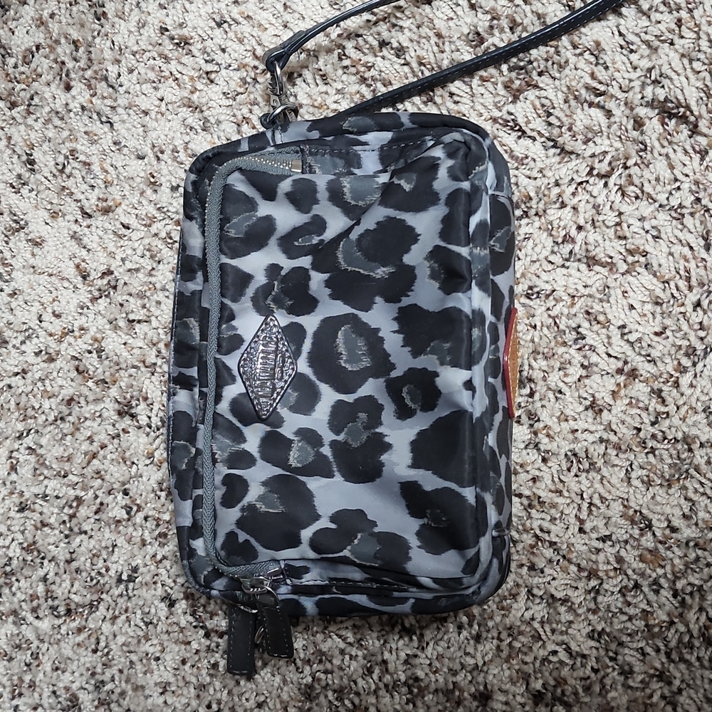 MZ Wallace Leopard Small Gramercy Crossbody